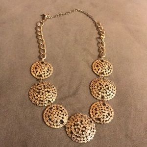 Gold Statement Necklace.